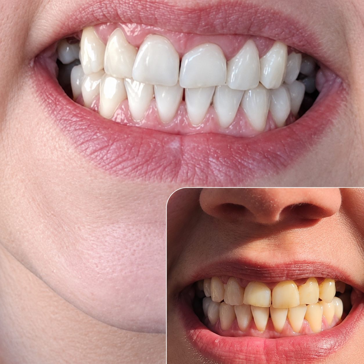 Sourires illustrant le blanchiment dentaire